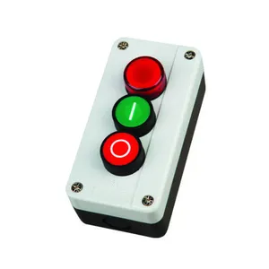 Three Hole Plastic Box 1 Indicator 2 Momentary Puh Buttons Control Box Case