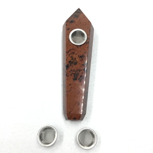 Cristal naturel Tuyau Baguette Cristal <span class=keywords><strong>rouge</strong></span> obsidienne pipes - Product Image 6
