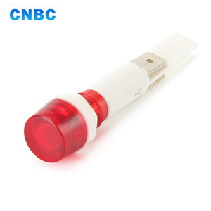 CE 10 Mét Đường Kính Kích Thước Nhựa Màu Đỏ Vàng 12V 24V 220V Led Chỉ Số Ánh Sáng Pilot Đèn Tín Hiệu Ánh Sáng Với Pins - Product Image 1