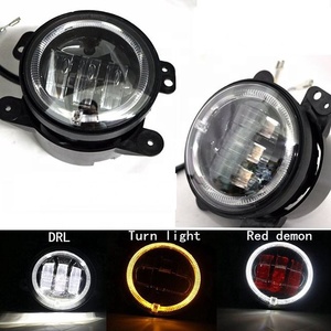 LED Offroad Faro <span class=keywords><strong>de</strong></span> Ojos <span class=keywords><strong>de</strong></span> Ángel LED <span class=keywords><strong>de</strong></span> conducción diurna Led luz <span class=keywords><strong>de</strong></span> <span class=keywords><strong>la</strong></span> lámpara <span class=keywords><strong>de</strong></span> <span class=keywords><strong>la</strong></span> niebla para Jeep Wrangler JK - Product Image 2