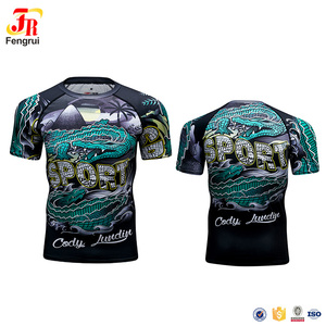 Los hombres de Marvel Capitán América de compresión T <span class=keywords><strong>camisa</strong></span> de los hombres corriendo gimnasio medias - Product Image 5