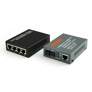 Industrial 100/<span class=keywords><strong>1000</strong></span> <span class=keywords><strong>Mb</strong></span> FTTH Gpon <span class=keywords><strong>fibra</strong></span> monomodo a RJ45 SFP Mini convertidor de medios Ethernet - Product Image 2