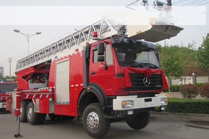 Camión de bomberos <span class=keywords><strong>JDF</strong></span>, escalera aérea a 60m de 30m, con plataforma aérea de tanque de agua de 4000L - Product Image 2