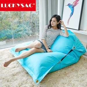 100% tela de Spandex de poliéster <span class=keywords><strong>tumbona</strong></span> sofá bolsa de frijol sillas relajarse - Product Image 1