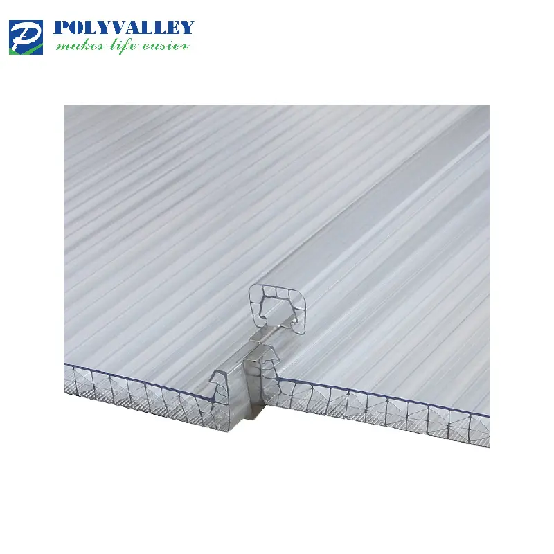 100% wasserdichte Polycarbonat platte für Dächer mit UV-Beschichtung