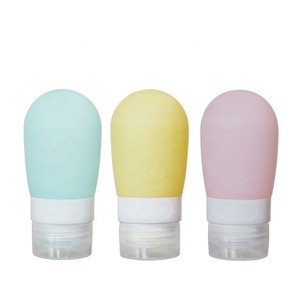 Venta caliente recargable vacía viajes al aire libre de apretón libre de BPA silicona botella de champú - Product Image 3