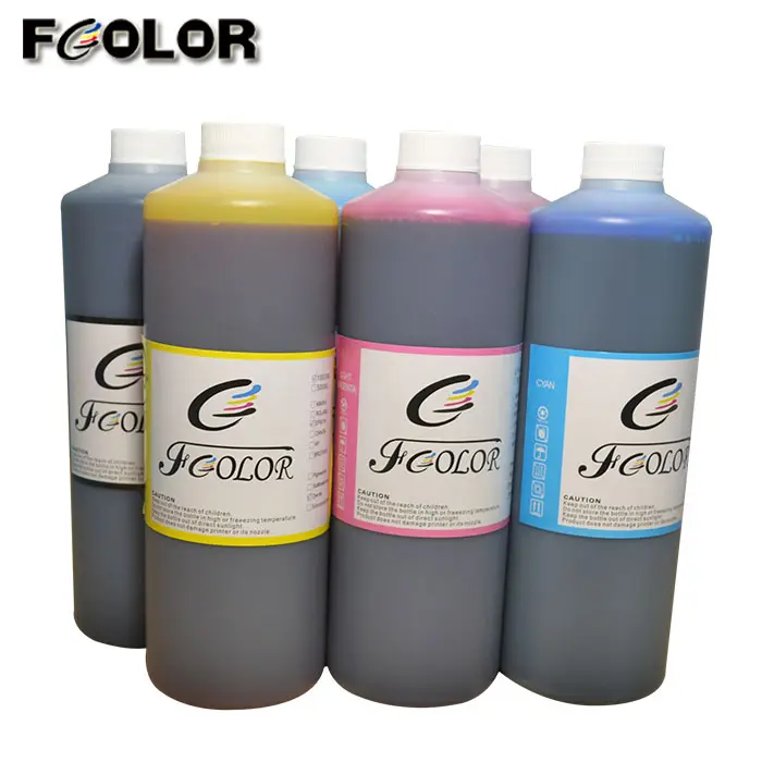FCOLOR epson 6 색깔 염료 잉크를 위한 보편적인 염료 잉크 ep 염료 기초 보충물 잉크