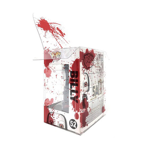 Protector Personalizado para <span class=keywords><strong>Funko</strong></span> <span class=keywords><strong>POP</strong></span> de 4 Pulgadas con Diseño de Salpicaduras de Sangre Roja - Product Image 3