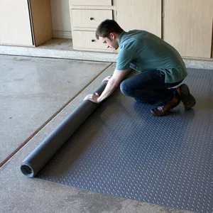 Tapis de sol de garage en PVC en rouleau