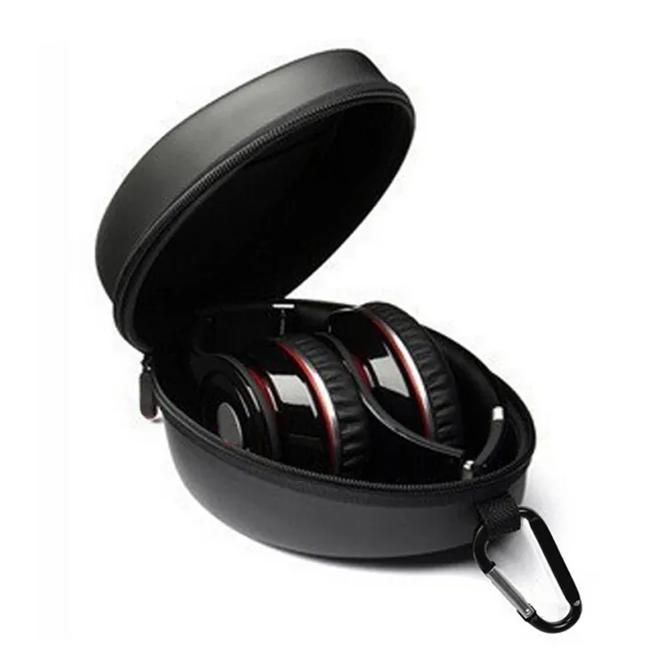 Capa de eva dura portátil para fone de ouvido, design personalizado de espuma macia