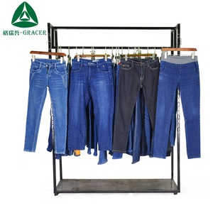 Fábrica de contenedor de invierno pantalones vaqueros de <span class=keywords><strong>la</strong></span> importación de ropa de segunda mano - Product Image 5