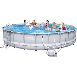 <span class=keywords><strong>Piscine</strong></span> <span class=keywords><strong>hors</strong></span> <span class=keywords><strong>sol</strong></span> en acier Bestway 56451stent, portable, 4,88 m x 1,22 m, idéale <span class=keywords><strong>pour</strong></span> les fêtes - Product Image 5