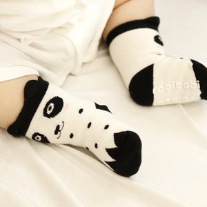Calzini 3D per Neonati a Forma di Panda, Divertenti e Colorati, in Maglia con Caratteristiche <span class=keywords><strong>Antiscivolo</strong></span> e Traspiranti, Casual per la Stagione Autunnale, Ottimo Regalo - Product Image 1