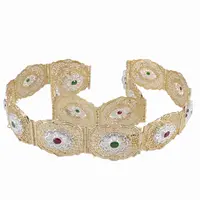Wholesale CA-0051 Manufacturer Wholesale Belly Dance Fashion Waist Chain  Full Diamond Waist Chain Women Diamond Designer Belts From m.