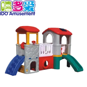 Taman Bermain Dalam Ruangan Playset Plastik Luar Ruangan