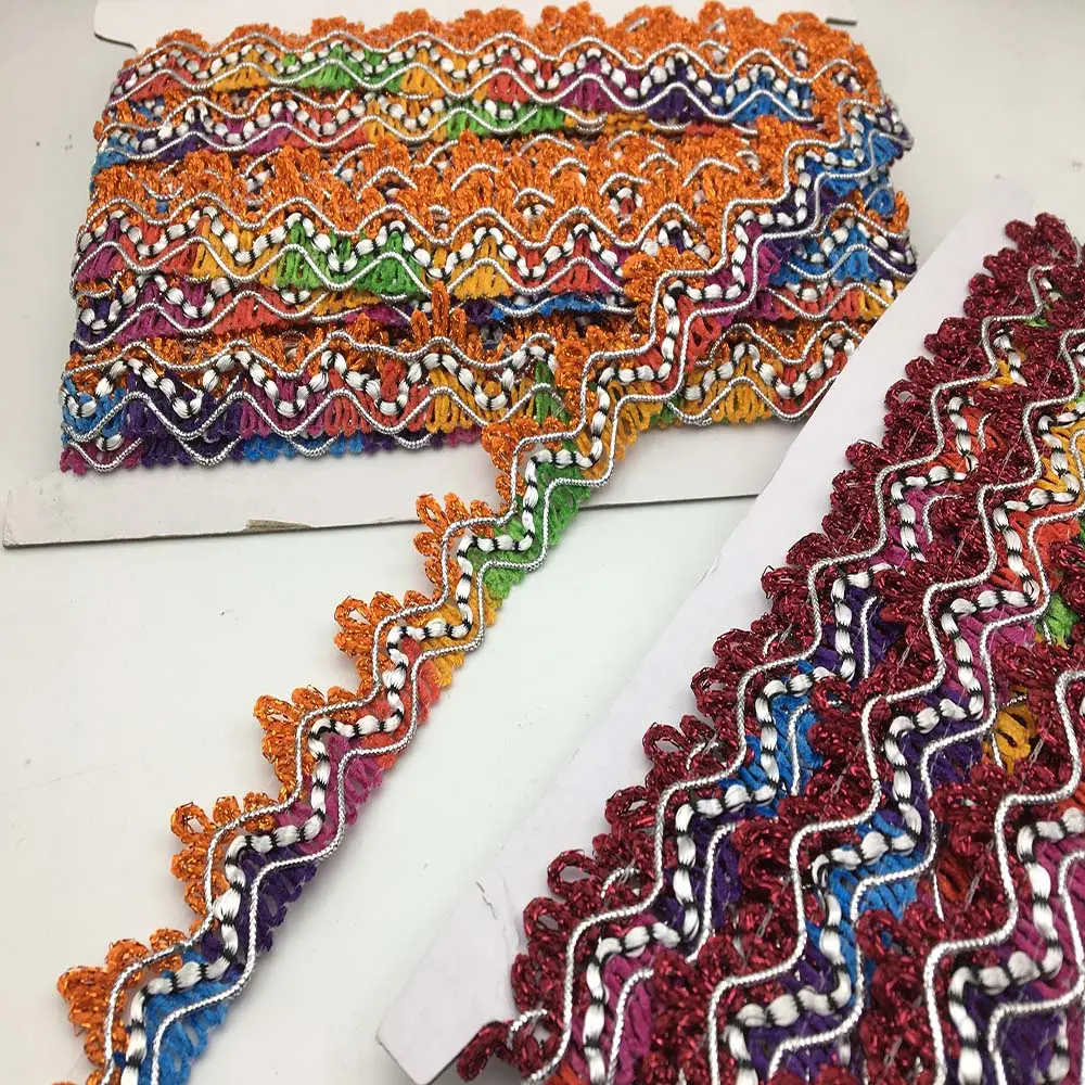 Wenzhou apparel garment borders costura tapicería trenzados adornos