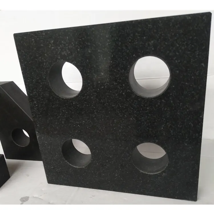 Granito Righello Quadrato Tipo di jinanqing di alta precisione di misura nero master regola