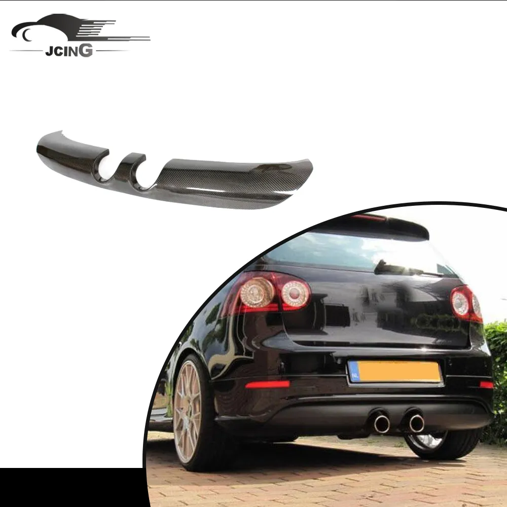 R32 Phong Cách Carbon fiber rear diffuser cho V W Golf 5