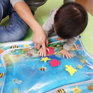 tapis <span class=keywords><strong>de</strong></span> jeu d'eau Gonflable épaissir PVC bébé Ventre Tapis Bambin Activité Amusante Jouer Center tapis d'eau pour bébés - Product Image 4