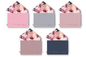 Carte <span class=keywords><strong>de</strong></span> <span class=keywords><strong>remerciement</strong></span> personnalisée <span class=keywords><strong>de</strong></span> luxe en or noir avec enveloppe et autocollants, carte <span class=keywords><strong>de</strong></span> vœux pour les affaires, les mariages, les fêtes, les cadeaux - Product Image 3