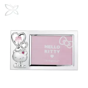 Crystocraft Home Decor Picture frame Decorated with Brilliant Cut Crystals Hello Kitty crystal bling photo frames