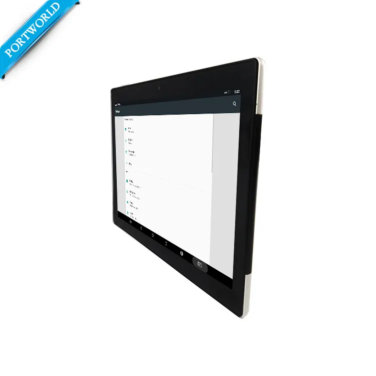 In-Wall Inbouw Poe Aangedreven 10.1 Inch Android Tablet Voor Domotica/Vergaderzaal