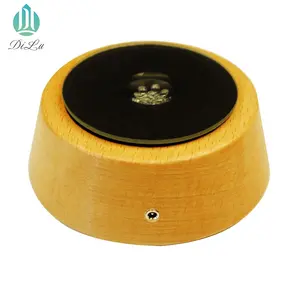 Đa Chức Năng Đa Màu Led Bluetooth Music ABS Plasti Cơ Sở Pha Lê Thủy Tinh Bằng Gỗ Kết Hợp Ánh Sáng Đèn Cơ Sở Đứng Cho Món Quà Sinh Nhật