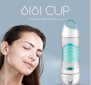 Livraison Gratuite 4 Couleurs Sport Rappel Intelligent Bouteille D'eau Pulvérisateur À Brouillard Frais Portatif de Beauté De Pulvérisation Bouteille avec la Lumière de SOS LED goutte - Product Image 4