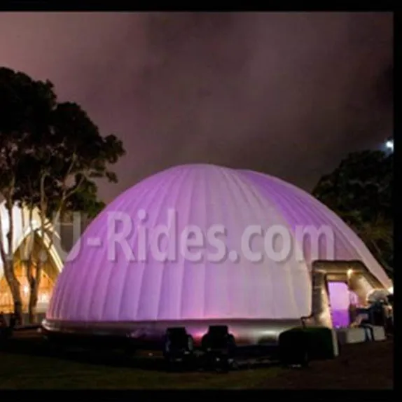 waterdicht nylon materiaal dome led licht opblaasbare tent voor outdoor feest