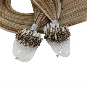 Großhandel Remy Human Nano Ring Brasilia nische Haar verlängerungen Two Tone Color Mixed