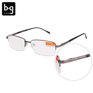 Factory Supplier Cheap Small Metal OEM Half Rim Compact Reading Glasses