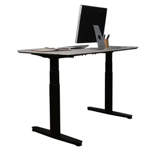 Bestever Ergonomische Bureau Sit-stand Desk Frame met Dual Elektrische Motoren 3 Stadia Rijden en Hoogte Verstelbare Functie