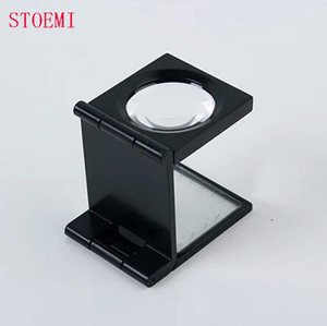 STOEMI 1586 6X फोल्डेबल लिनन टेस्टर/क्लॉथ इंस्पेक्शन मैग्निफायर (टेक्सटाइल, प्रिंट के लिए मापने वाला लूप) स्केल रेटिकल के साथ - Product Image 2