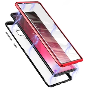 Ốp Nam Châm Kim Loại Hai Mặt Kính 360, Ốp Điện Thoại Hấp Thụ Hoàn Toàn Từ Tính Cho Samsung S10 S9 S8 Plus <span class=keywords><strong>Note</strong></span> <span class=keywords><strong>8</strong></span> <span class=keywords><strong>Note</strong></span> 9 - Product Image 2