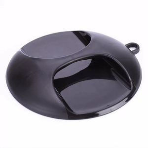 Miroir de Salon de coiffure à main rond en plastique avec cadre de maquillage, offre spéciale