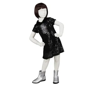 Plastic lifelike fiberglass cheap full body display dummies fashion female child life size mannequin
