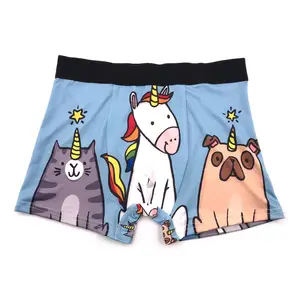 Boxer noir pour enfants garçons, Bonito Menino, caleçon Gay,