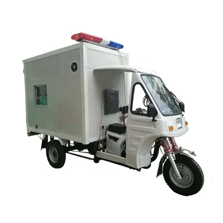 Cheap prices ambulance tricycles 200cc 250cc adult electric/gas tricycle for cargo