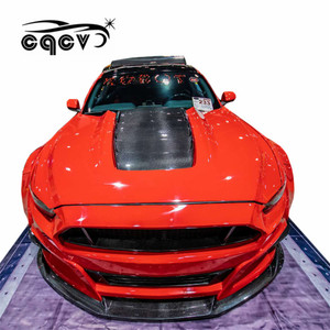 Kit carrosserie large pour Ford Mustang en style robot pare-chocs avant lèvre avant lèvre arrière jupes latérales aile d'aile spoiler capot pièces de réglage