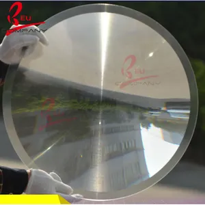 164mm Dia Round Optical PMMA Plastic Fine Screw Thread Solar Condensing Fresnel Lens Large Focal Length 185mm260mm
