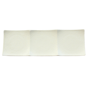 Chinois usine vente restaurant alimentaire/sushi/légume blanc 3 compartiment assiette en porcelaine - Product Image 5