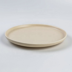 Alta calidad matt precio barato <span class=keywords><strong>ronda</strong></span> <span class=keywords><strong>restaurante</strong></span> utilizados de platos de servir para <span class=keywords><strong>la</strong></span> venta - Product Image 4