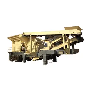 Easy Movable Mechanical โทรศัพท์มือถือหิน Crusher เช่าสำหรับขาย