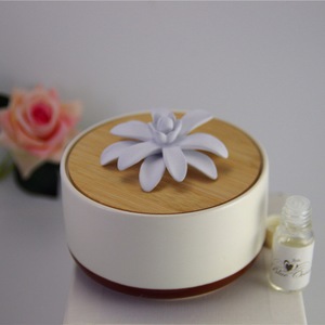 Keramische Aromatherapie Bloem Diffuser Fles Met Etherische Olie Wierook & Wierook Houders - Product Image 3