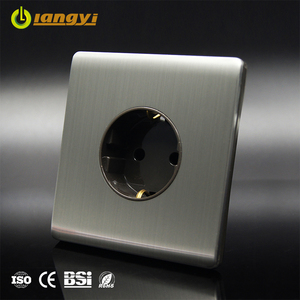 China fabricante de propósito <span class=keywords><strong>general</strong></span> 1 Gang Alemania luz socket - Product Image 1