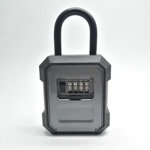 New Portable small metal Safe Digital Combination Storage Key unbreakable safety lock box container For Car Window