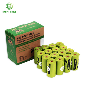 BPI EN13432 as 4736 Biodegradable for waste tote corn starch plastic tote bags dog poop - Product Image 2