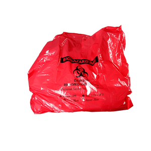 Autoclavable ldpe 플라스틱 의료 <span class=keywords><strong>biohazard</strong></span> 폐기물 가방 - Product Image 3