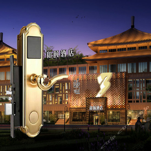 Ansi Douwin Insteekslot Mlifare/T57 Card Hotel Lock Met Encoder En Draagbare Programmeur Voor Hotel Appartement Kantoor - Product Image 4