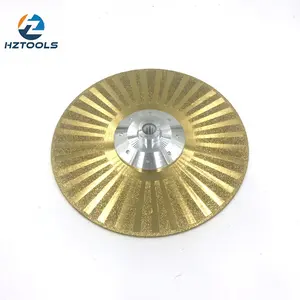 105mm-350mm פירמידת Electroplated יהירות להב חיתוך להב מסור להשחזה וחיתוך השיש יהלומים Ti-מצופה